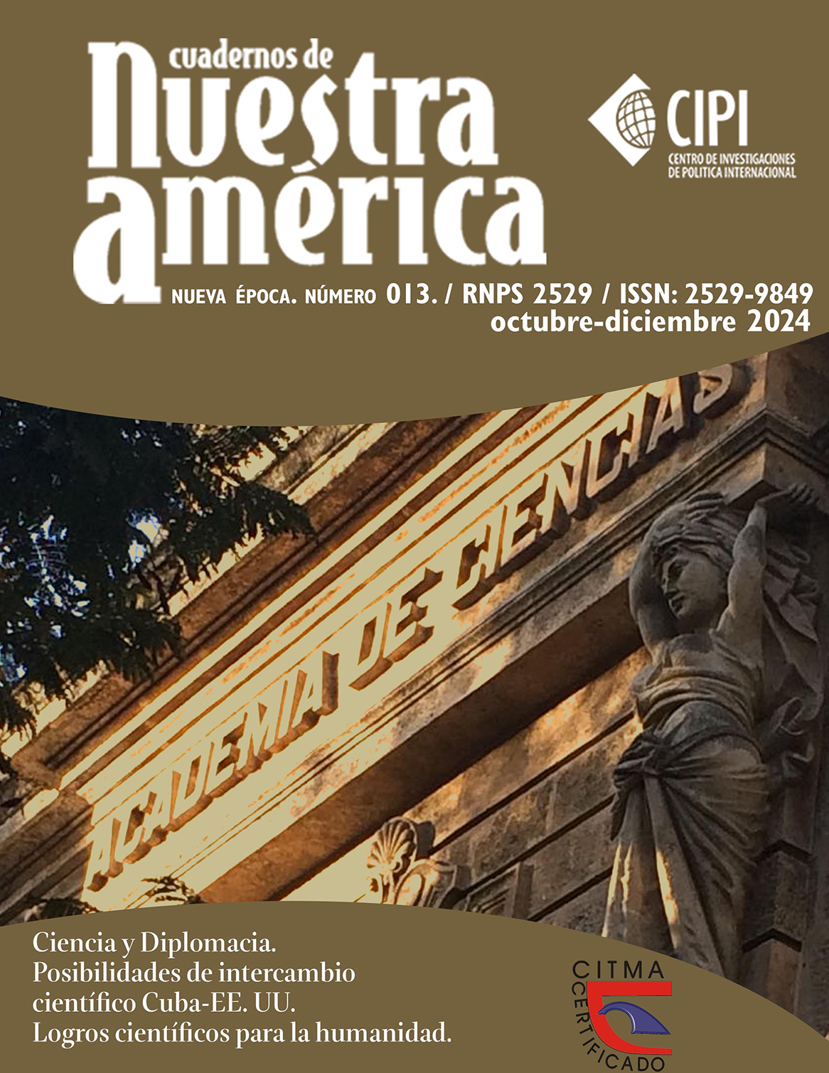 Cuadernos de Nuestra América no. 013